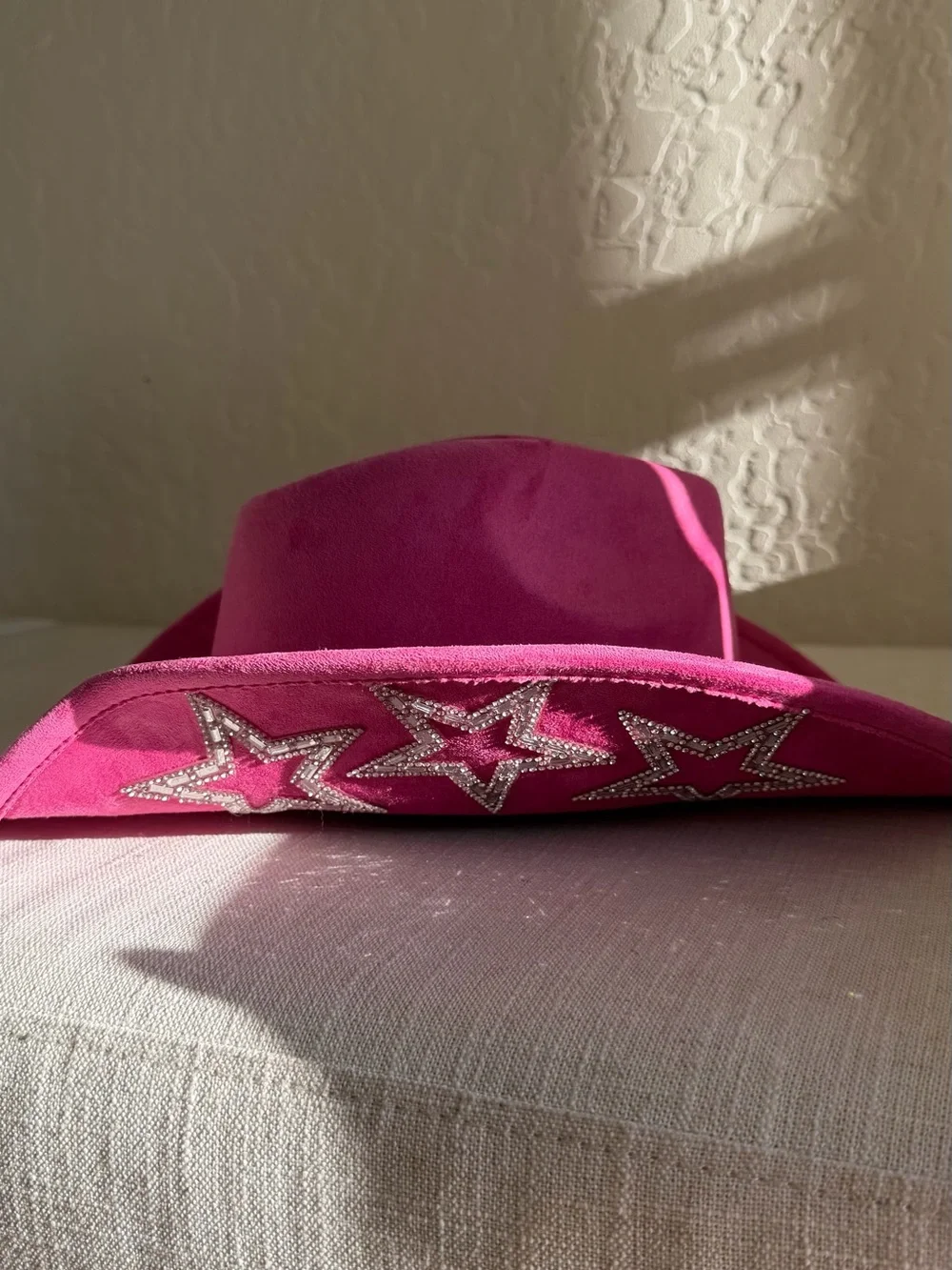 Handmade vibrant pink